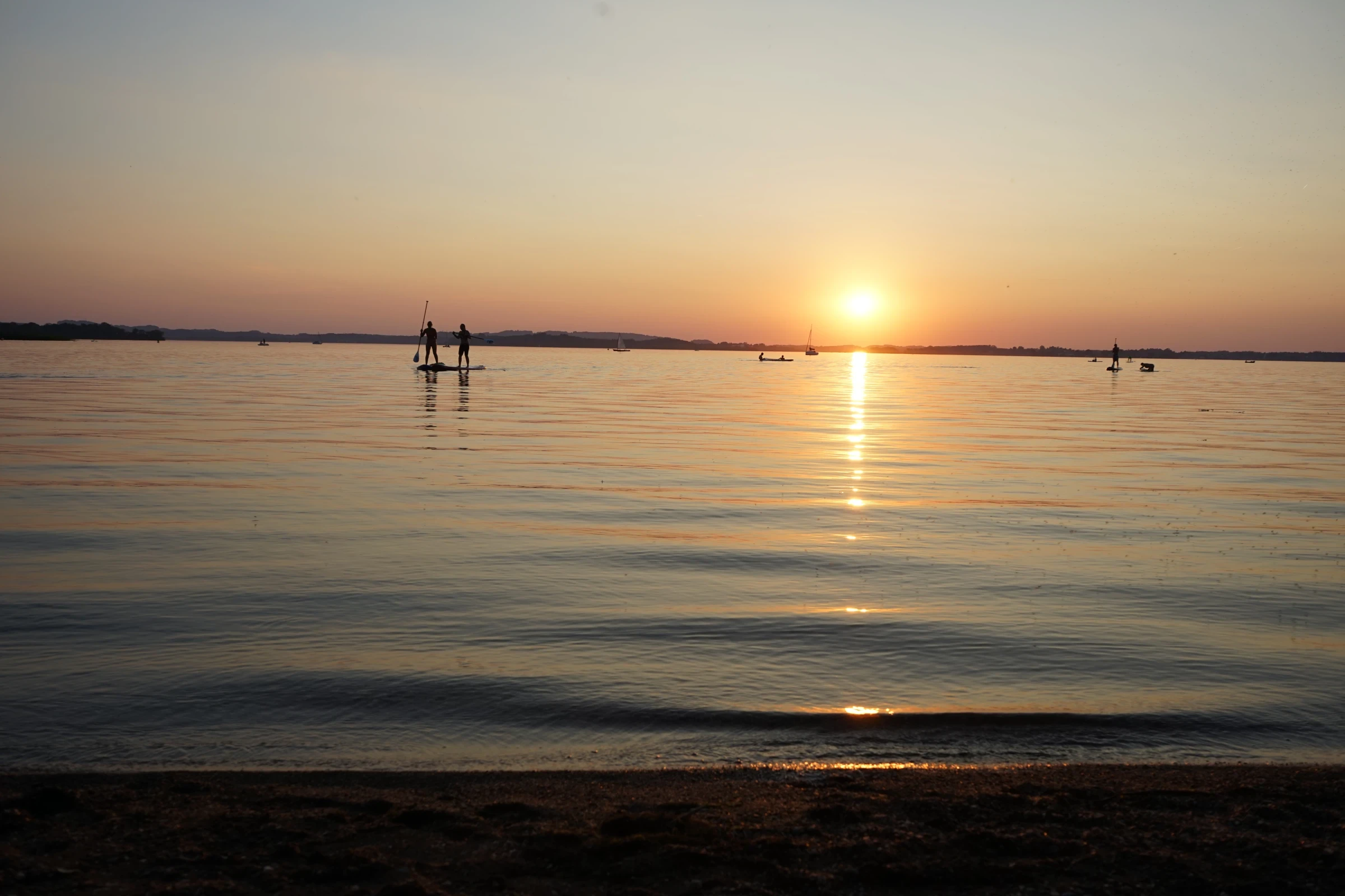 Stand Up Paddlen auf dem Chiemsee